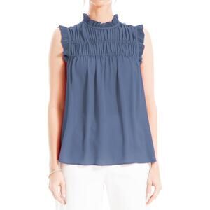 Max Studio Crepe Sleeveless Blouse - S